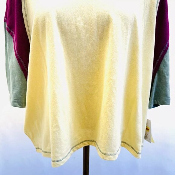 NWT SO GOODS FOR LIFE Juniors Short Sleeve Pullover Round Neck Cropped Top XXL - Picture 3 of 10